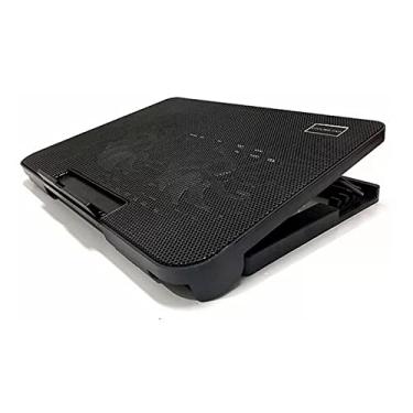 Imagem de Almofada de Resfriamento para Laptop, Cooler USB para Laptop Com Ventilador Duplo Iluminado para 14 pol. 15 pol. 17 pol.