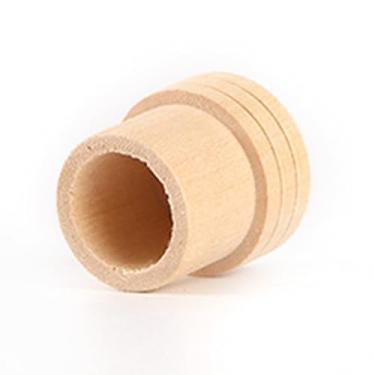 Imagem de Base de madeira Moxa Stick, extintor de rolo Moxa, seguro, elegante, ergonômico para casa