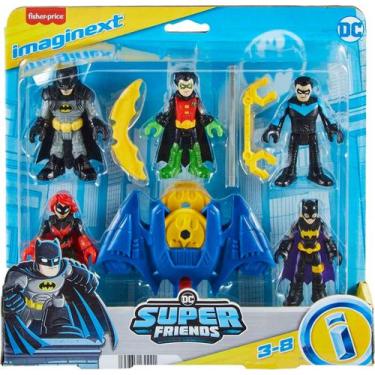 Imagem de Imaginext Dc Super Friends Pacote Da Família Do Batman Hml03 - Mattel