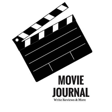 Imagem de Movie Journal Write Reviews & More: White Design - for Movie Lovers - Movie Journal - Keep a Record of All the Movies You Have Watched & ... Records & Loads More Features - 8 X 10" Large