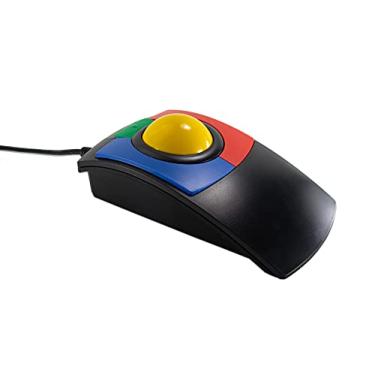 Imagem de X-keys O-Trac Mouse Trackball primário USB/PS2 com rastreamento opto-mecânico para controle de cursor, feito nos EUA