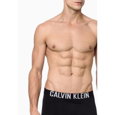 Imagem de Cueca Calvin Klein Underwear Boxer Low Rise Recycled Intense Power EM Preta Calvin Klein Underwear EM0032 masculino