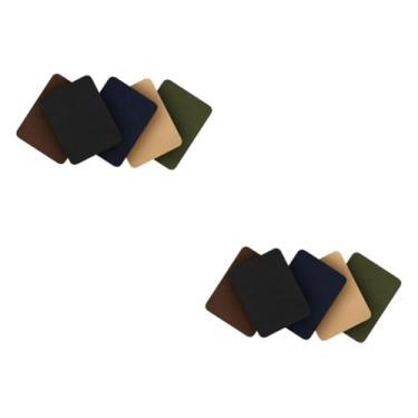 Imagem de Operitacx 40 Peças adesivos de retalhos Kit de remendos de tecido Remendos para roupas remendo de reparo de jeans patches adesivos acessórios de apliques DIY denim kit de remendos de roupas