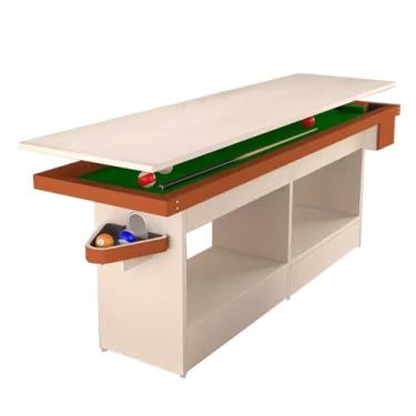 Imagem de Mesa De Sinuca Conversível, Mesa De Treinamento De Sinuca, Mesa De Prática De Bilhar, Para Escritório De Recreação Adulto, Estrutura Robusta (Color : Style1)