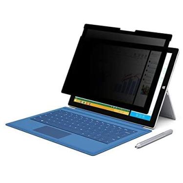 Imagem de Protetor de tela de privacidade compatível com Microsoft Surface Pro 7/6/5/4, filtro antiespião, protetor de tela antirreflexo para laptop