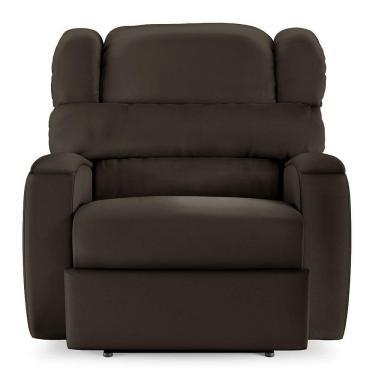 Imagem de Poltrona Do Papai Sala De Cinema Reclinável Manchester Elétrica Usb Pu Marrom
