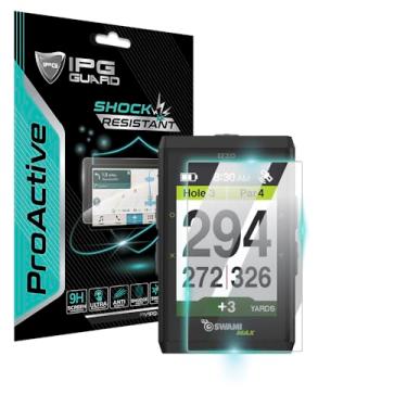 Imagem de IPG Protetor de tela ProActive para IZZO Golf Swami Max GPS portátil telêmetro sensível ao toque com rigidez 9H, filme nano cerâmico, ultra responsivo, alta clareza, antiarranhões para IzzoSwaMax