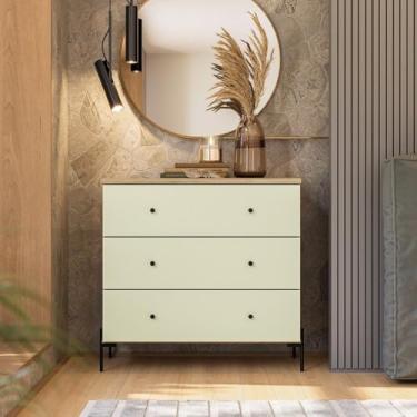 Imagem de Cômoda Ilium 3 Gavetas para Quartos Itapuã