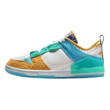Imagem de Nike Swdc Dunk Low Disrupt 2 Tênis feminino, Summit branco/jade transparente/azul báltico, 34