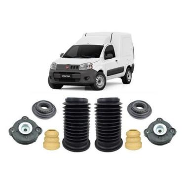 Imagem de Par Kit Batente Amortecedor Dianteiro Fiorino 2017 2018 2019 - Qualyki