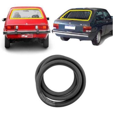 Imagem de Borracha Vidro Traseiro Vigia Chevette Hatch C/encaixe Friso - Disk Bo