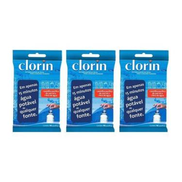 Imagem de Kit 30 Pastilhas Purificadora de Água Potável Clorin 1 com NF, Branco