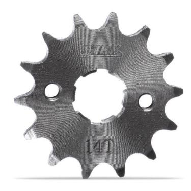 Imagem de Pinhão Dafra Speed 150 15 Dentes - Pro tork, CROMADO, 15 DENTES