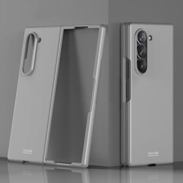 Imagem de Para Samung ZFold 6 5G Case Feel Matte Capa Para Samsung Galaxy Z Fold6 5G Para Sumsung ZFold6 Fold 6 Hard PC Coque, Cinza, 03,Para Samsung Z Fold6