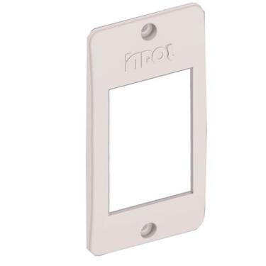 Imagem de Tampa condulete pvc branca 3/4 03 teclas inpol, BRANCO
