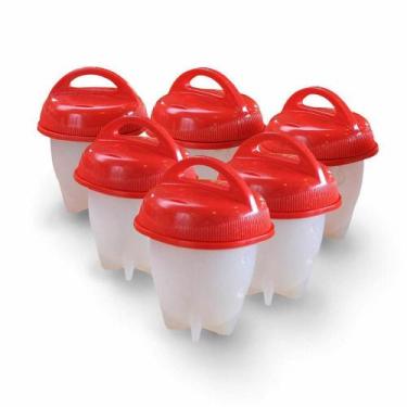 Imagem de Kit Com 6 Formas De Silicone Para Cozinhar Ovos - BC BORA COLEGA SHOP