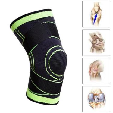 Imagem de Suporte Anatômico: Joelheira de Compressão para Recuperação Muscular -