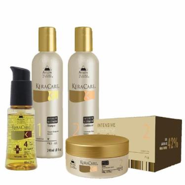 Imagem de Kit Keracare Intensive + SOS Oil - Fortalecimento Capilar - Avlon