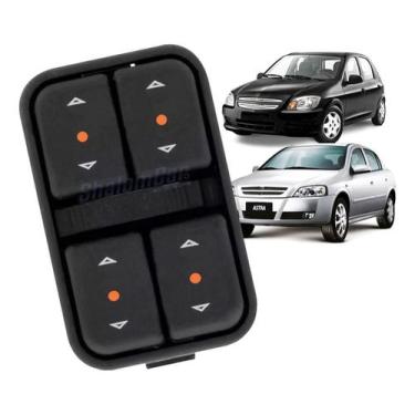 Imagem de Botao Vidro Eletrico Quadruplo Celta Apos 2006 Astra Corsa Hatch Apos 
