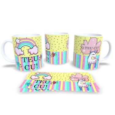 Imagem de Canecas de Porcelana Personalizadas Irônicas - Estampa Sublimada, Teu 