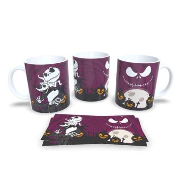 Imagem de Canecas de Porcelana Personalizadas Dia dos Mortos - Estampa Sublimada