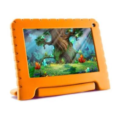 Imagem de Tablet Kid Pad Tela 7 32gb Laranja C/ WIFI Multilaser Nb380