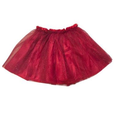 Imagem de Saia Tutu Com Glitter - Cereja - Banho Maria, G