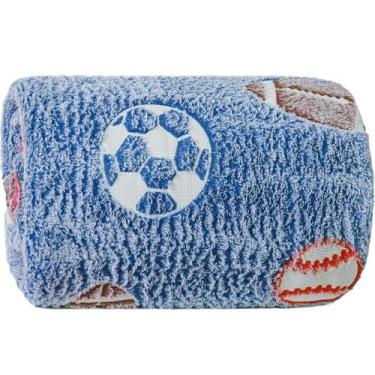 Imagem de Manta Solteiro Brilha no Escuro New 150x220cm - Bene Casa, Azul Esport