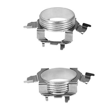 Imagem de HUIQIAODS Suporte adaptador de lâmpada de farol LED H7 para Jetta Mercedes-Benz Audi BMW E85 X5 New Bora Sagitar 2 peças