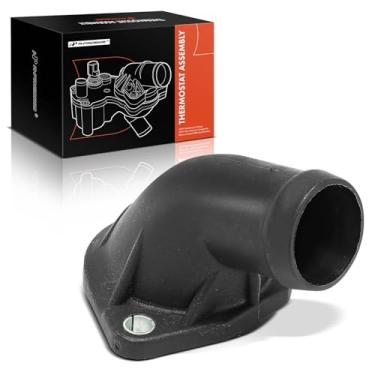 Imagem de A-Premium Carcaça do termostato de arrefecimento do motor compatível com modelos selecionados Volkswagen e Audi - Passat 1998-2000, A4 A4 Quattro 1997-2001 - Lado inferior