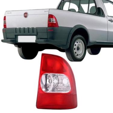 Imagem de Lanterna Traseira Strada 2001 Ate 2006 Ld Vermelho