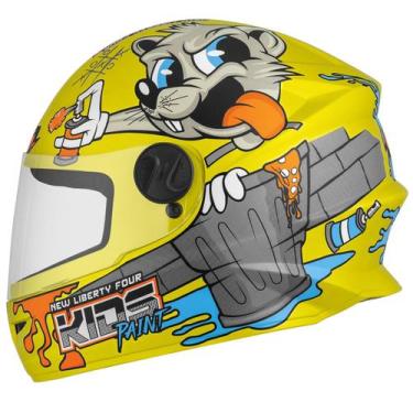 Imagem de Capacete Infantil Fechado Integral Lançamento New Liberty Four Pro Tor