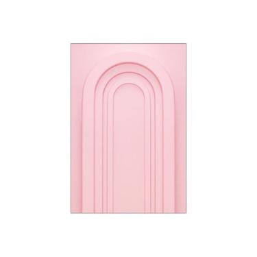Imagem de Painel De Festa Vertical 1,50 x 2,20 - Efeito Arco Portal Curvas Rosa 