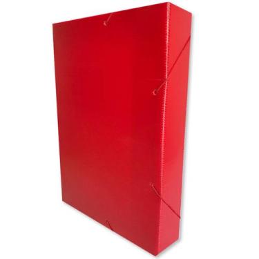 Imagem de Pasta Polionda Elástica 5,5cm Oficio A4 Organizadora Papel Arquivo Doc