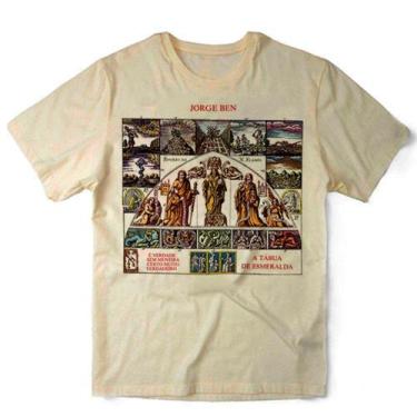 Imagem de Camiseta Algodao Jorge Ben Jor Tabua de Esmeralda - Vistanervous, Off 
