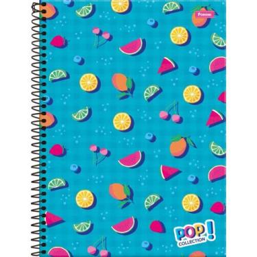 Imagem de Caderno 01X1 Capa Dura POP Collection 96 Folhas - Pacote com 04 - Foro