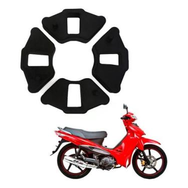 Imagem de Coxim Borracha Brandy - 4 Un. - C 100 Dream / Pop / Traxx / Shineray /