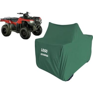 Imagem de Capa Protetora Para Quadriciclo Honda Trx 420 FourTrax - Mz, Verde