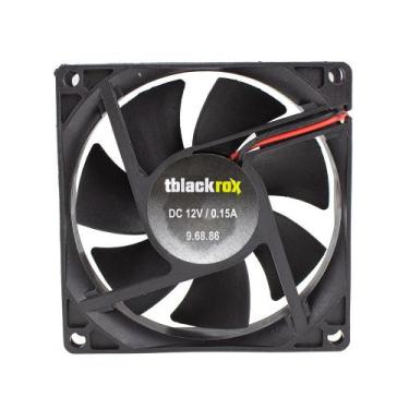 Imagem de Cooler Ventoinha Ventilador 80x80x25mm 12V - Tblackrox