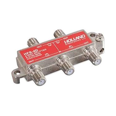 Imagem de C2G 41022 Divisor de alta frequência tipo F de 4 vias, prata