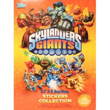 Imagem de Topps Skylanders Giants Sticker Album - Coleção de adesivos do jogo Skylanders Giants - Álbum de adesivos