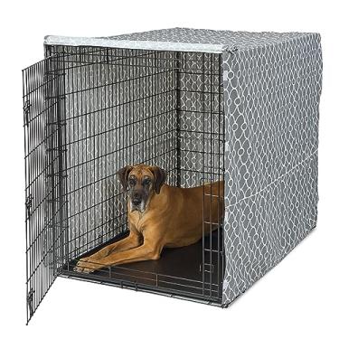 Imagem de MidWest Homes for Pets Capa de gaiola para cães, capa de privacidade para gaiolas para cães do meio-oeste, lavar e secar na máquina 137 cm