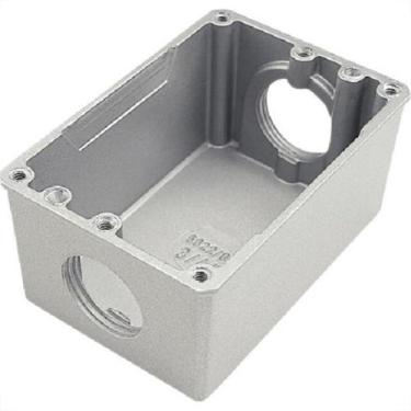 Imagem de Caixa Piso Aluminio Tramontina 4X2 Entrada/Saida Baixa 3/4''