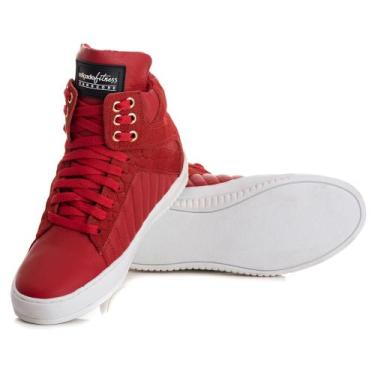 Imagem de Tênis Unissex Botinha Cano Alto Treino E Academia De Couro - pettinari