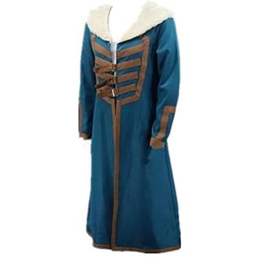 Imagem de Conjunto completo de fantasia Loki para cosplay, fantasia de Halloween, apenas sobretudo, Masculino XGG, One Size