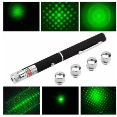 Imagem de Super Caneta Laser Pointer Verde 5000mw Ultra Forte - mestore