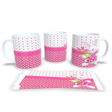 Imagem de Canecas de Porcelana Personalizada Páscoa Encanto e Doçura em Cada Gole