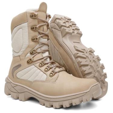 Imagem de Bota Masculina Coturno Cano Médio Militar Resistente Básica-312 - Worl