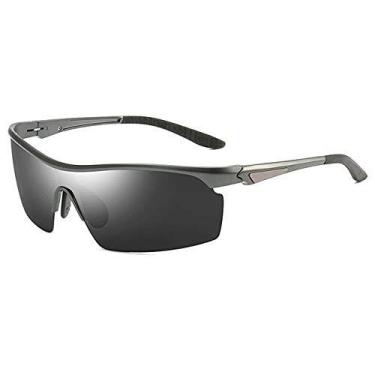 Imagem de Óculos de Sol Masculino BARCUR Sport de Alumínio Ciclismo Corrida ao A