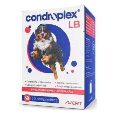 Imagem de Condroplex Lb 120g 60 Comp Suplemento Cães Grandes Avert